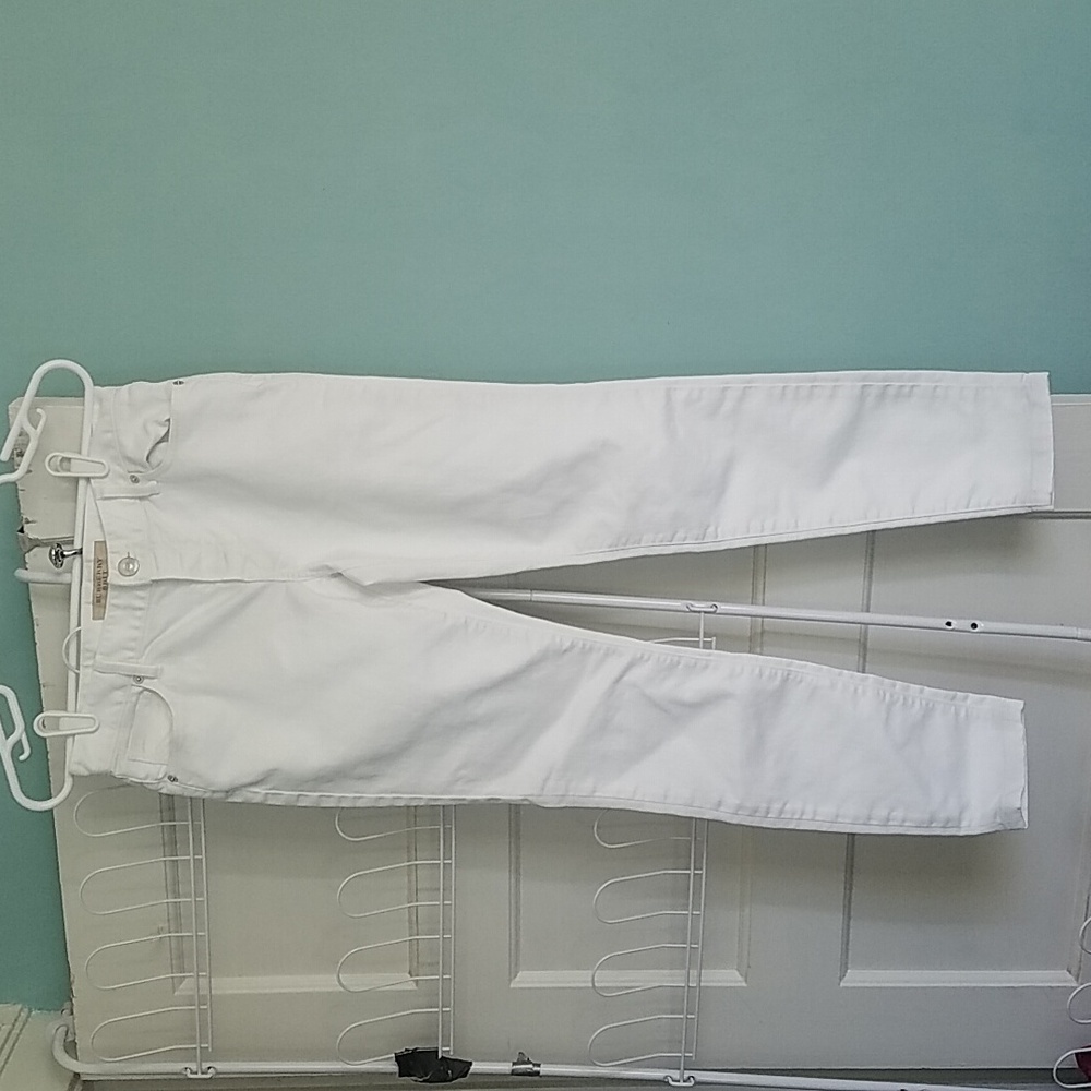 Burberry Brit Relaxed Skinny Jeans White Size 25 London Cotton